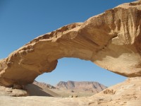 Wadi Rum Kharaz Felsbr&uuml;cke / Rock Bridge